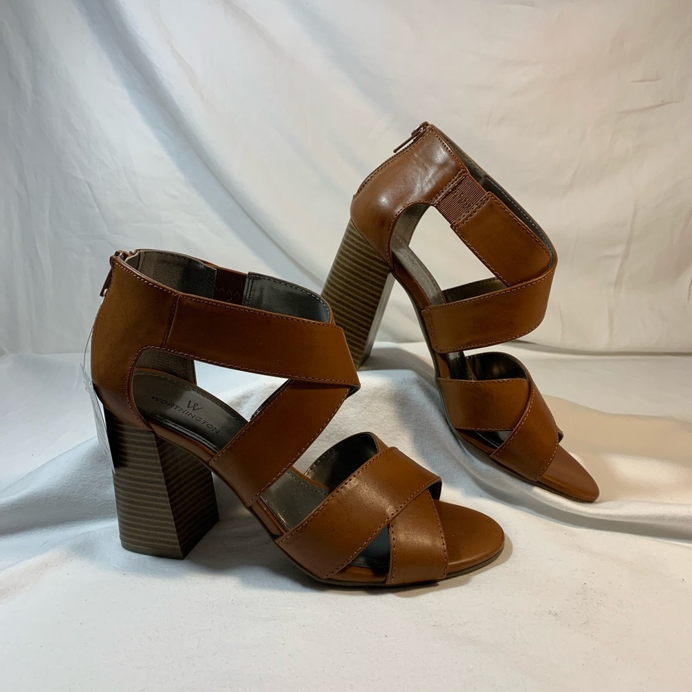 Brown Worthington Heeled Sandal